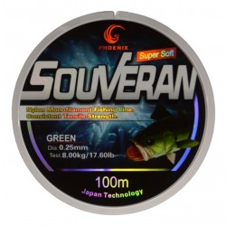 Волосінь рибальська, Phoenix Souveran, 100м, перетин 0.25мм